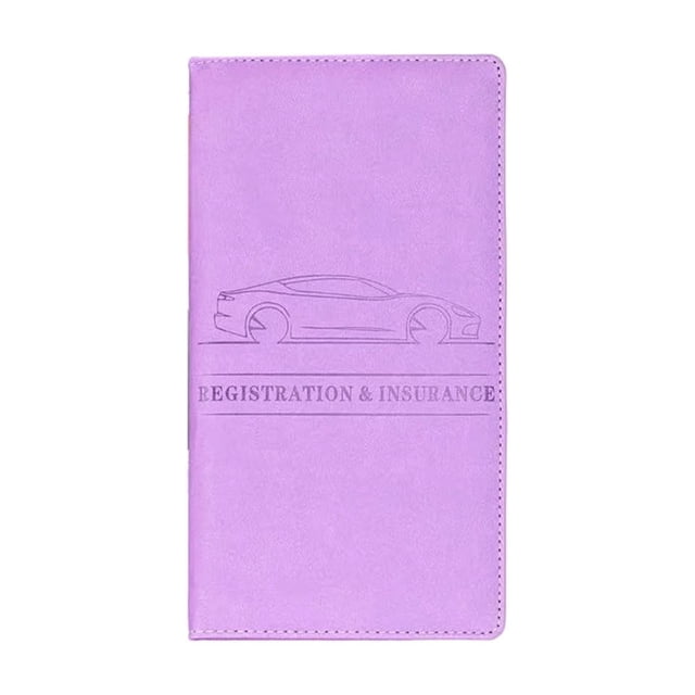 kcavykas Multi-Functional Driver's License Wallet RFID Blocking Waterproof ID Card Holder Slim Unisex Car Registration Insurance Case Scratch-Resistant Demagnetization Proof