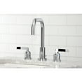 thumbnail image 4 of Kingston Brass FSC8931EFL Centurion Two-Handle 3-Hole Deck Mount Widespread Bathroom Faucet with Brass Pop-Up in Polished Chrome, 4 of 7