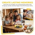 thumbnail image 7 of 7 pieces Mini Egg Incubator for Hatching Eggs with 360° Clear View, Automatic Temperature Control Small Egg Incubator for Chickens, Ducks, and Quail, Educational Hatching Kit for Kids and Home Use, 7 of 7