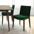 thumbnail image 5 of Beverly Modern Solid Wood Walnut Dining Table and 4 Chair Set, 5 of 6