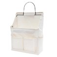 thumbnail image 1 of Toystoory Almacenamiento colgante de algodón y lino, práctico y elegante, fácil de organizar, tipo colgante, parte colgante Almacenamiento y organización del hogar blanco, 1 of 6