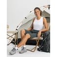 thumbnail image 6 of BALEAF Women's Hiking Shorts 13'' Knee Length Quick Dry Water Resistant Lightweight Bermuda with Pockets Dark Gray XL, 6 of 7