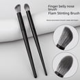 thumbnail image 3 of Pincel para sombras de ojos, para la nariz, para el abdomen, para reparar ángulos de cabeza oblicua, para iluminar con llamas, para siluetas de nariz, para sombras, para maquillaje portátil, 3 of 4