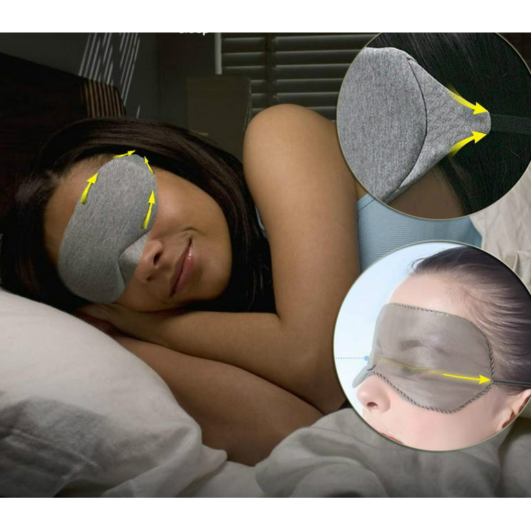 100% Handmade Cotton Eye Sleep Mask Blackout Comfortable