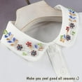 thumbnail image 5 of LoudSung False Collar Detachable Half Shirt Blouse Classical Fake Collar Embroidery Designs for Women Girls, 5 of 9