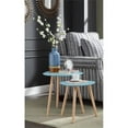 thumbnail image 3 of Pemberly Row Modern Nesting End Tables in Mint Green Wood Finish, 3 of 5