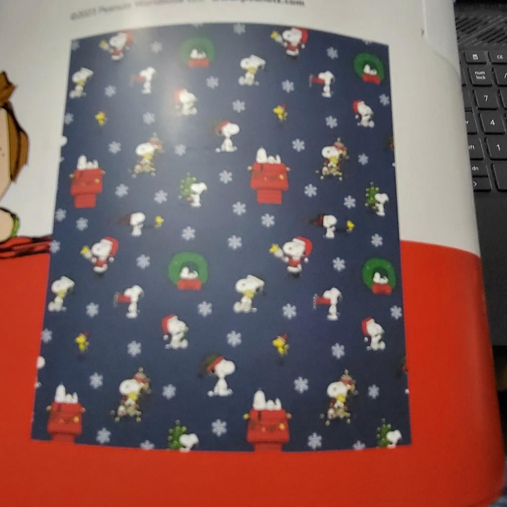 Berkshire Blanket Peanuts Heavyweight Christmas Blanket,VelvetLoft Cute Character Snoopy Plush Bed Blanket,Peanuts Best Chirstmas Icons Opened Up Navy,60 in x 70 in (Official Peanuts Product)