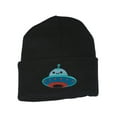 thumbnail image 1 of Gravity Threads UFO Smile Face Patch Cuffed Beanie, 1 of 1