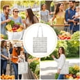 thumbnail image 2 of Sac en Toile Grain de Bois Bohème – Style Nordique Sac de Courses Réutilisable, 2 of 6
