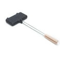 thumbnail image 2 of Tnobhg Long Handle Sandwich Pan Aluminum Alloy Double Pie Cooker Portable Campfire Sandwich Maker Mountain Pie Maker Camping Cookware, 2 of 7