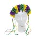 thumbnail image 4 of Adjustable Mardi Gras Ribbon Headdress Comfortable Fabric Headband Celebratory Colors Festival Hair Accessory, 4 of 4