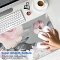thumbnail image 4 of Long Mouse Pads for Desk,Pioneer Flower Floral Print Pattern Desk Mats on Top Of Desks, Desk Mouse Pad Extra Large with 3mm Non-Slip Base and Stitched Edge for Gaming,Office,Work,Home 31.5"x11.8", 4 of 6