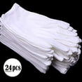 thumbnail image 4 of 24 unidades (12 pares) de guantes de algodón blanco para manos secas, hidratantes, cosméticos, eczema, Spa de manos y guantes de inspección de joyas con monedas, 4 of 5