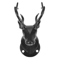 thumbnail image 4 of GOOHOCHY Creative Deer Head Hanger with Iron Antler Design for Wall Hook Decor Black Retro Effect 6.3 Inches, 4 of 8