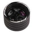 thumbnail image 4 of RC Transmitter Steering Wheel, Aluminum Alloy One Handed Control Adapter with Metallic Luster for NB4 RC Car Controller, 4 of 7