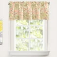 thumbnail image 4 of DriftAway Alyssa Jacobean Elegant Floral Leaves Pattern Thermal Insulated Blackout Lined Rod Pocket Window Curtain Valance for Kitchen Café, 4 of 6