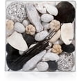 thumbnail image 2 of Maison Box Fragrance Potpourri Decorative Vase & Bowl Filler Home Décor (Black & White Satin), 2 of 6