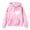 X-Pink28, variant on RUTAYY Girls Hoodies Casual Letter Printed Long Sleeved with Pocket Playful Classic Hooded Sweatshirt