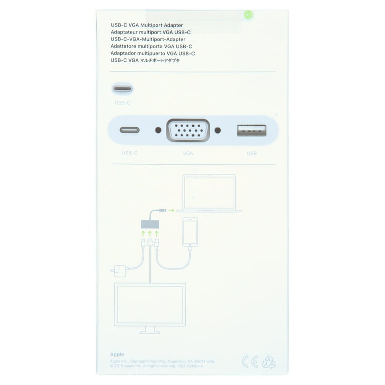 Amazon.com: Apple USB-C VGA Multiport Adapter : Electronics