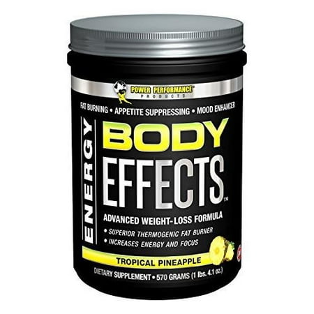 Power Performance Products Body Effects Pre Workout Energy Drink For  Weight Loss, Fat Burning, Appetite Suppressing, Mood Enhancing and Muscle Defining - 30 Servings -  Tropical (Best Fat Burning Workout App)