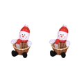 thumbnail image 2 of Cateissary Cesta de almacenamiento de dulces de Feliz Navidad, decoración de para el hogar, organizador de muñecos de nieve, cestas, bolsa de regalo Type2 NO2 Cateissary CBP055030, 2 of 5
