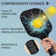 thumbnail image 4 of Pickleball Paddles Set Of 1, Fiberglass Surface, Speed, Lightning, Thunder Print, 1 Paddle, 2 Balls & Bag, 4 of 5