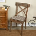 thumbnail image 5 of Gripper Non-Slip 15" x 16" Trellis Tufted Chair Cushions, Set of 2, 5 of 6