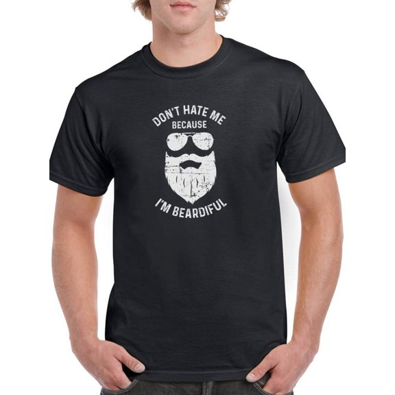 Funny Beard Quote T-Shirt Men -Smartprints Designs, Male 3X-Large