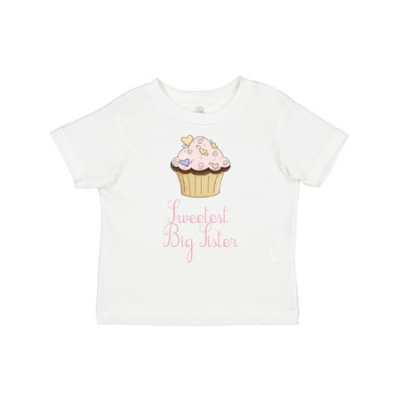 

Inktastic Sweetest Big Sister Girls Toddler T-Shirt