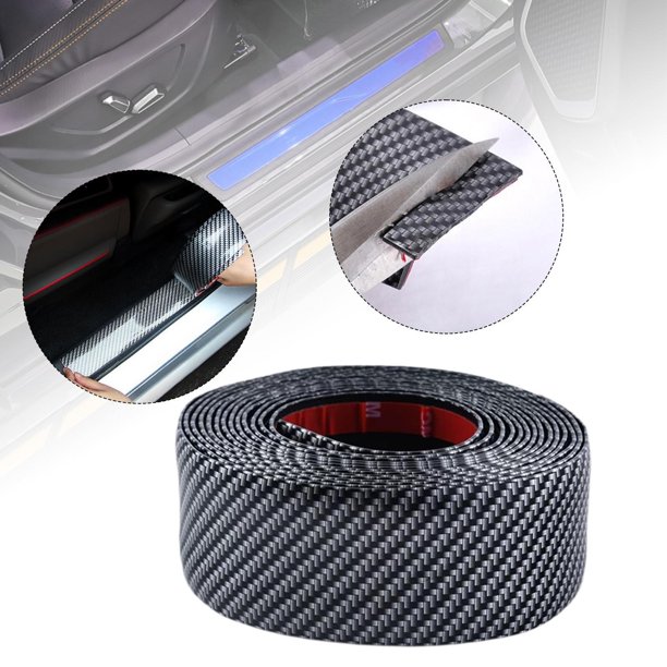 Moldura protectora genérica para borde de puerta de coche, anticolisión y protección contra rozaduras. Negro