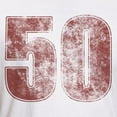 thumbnail image 3 of CafePress - 50Th Birthday Red Grunge Fitted T Shirt - Fitted T-Shirt, Vintage Fit Soft Cotton Tee, 3 of 4