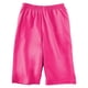 thumbnail image 2 of Shorts estilo bermuda con cintura elástica para mujer, talla grande, color fucsia, 2 of 3