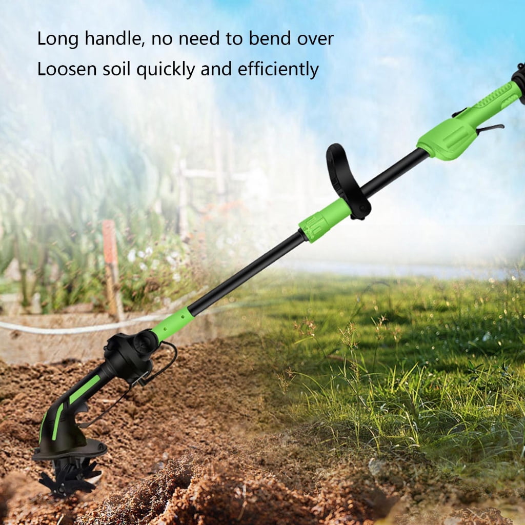 Miiottaa Electric Loosening Machine Household Cultivator Plowing Turning Machine Weeding Turning Machine Rotary Tiller Tool