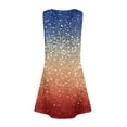 thumbnail image 3 of CCRFTGI 4th of July Dresses for Child Girls Size 7 Cute Sequins Print Mini Dress Patriotic Sleeveless V Neck Girls Dresses Summer Trendy Dress for Girls Blue 11-12 Years, 3 of 5