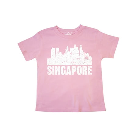 

Inktastic Singapore City Skyline with Grunge Gift Toddler Boy or Toddler Girl T-Shirt