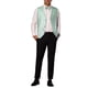 thumbnail image 2 of INSPIRE CHIC Chaleco de Hombre Brillante V Cuello Sin Mangas Chaleco Metálico Brillante para Fiesta Formal XL Verde, 2 of 4