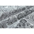 thumbnail image 3 of SL SPIRIT LINEN HOME EST. 1988 Paisley 6pc Sheet Set - Microfiber 90GSM Full - Light Grey, 3 of 5