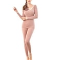 thumbnail image 3 of Gyexs Long Johns for Women Thermal - Thermal Underwear for Men Top, Lightweight Sweaters Tops Plus Size Clothes, #06 Pink, Size One Size, 3 of 5