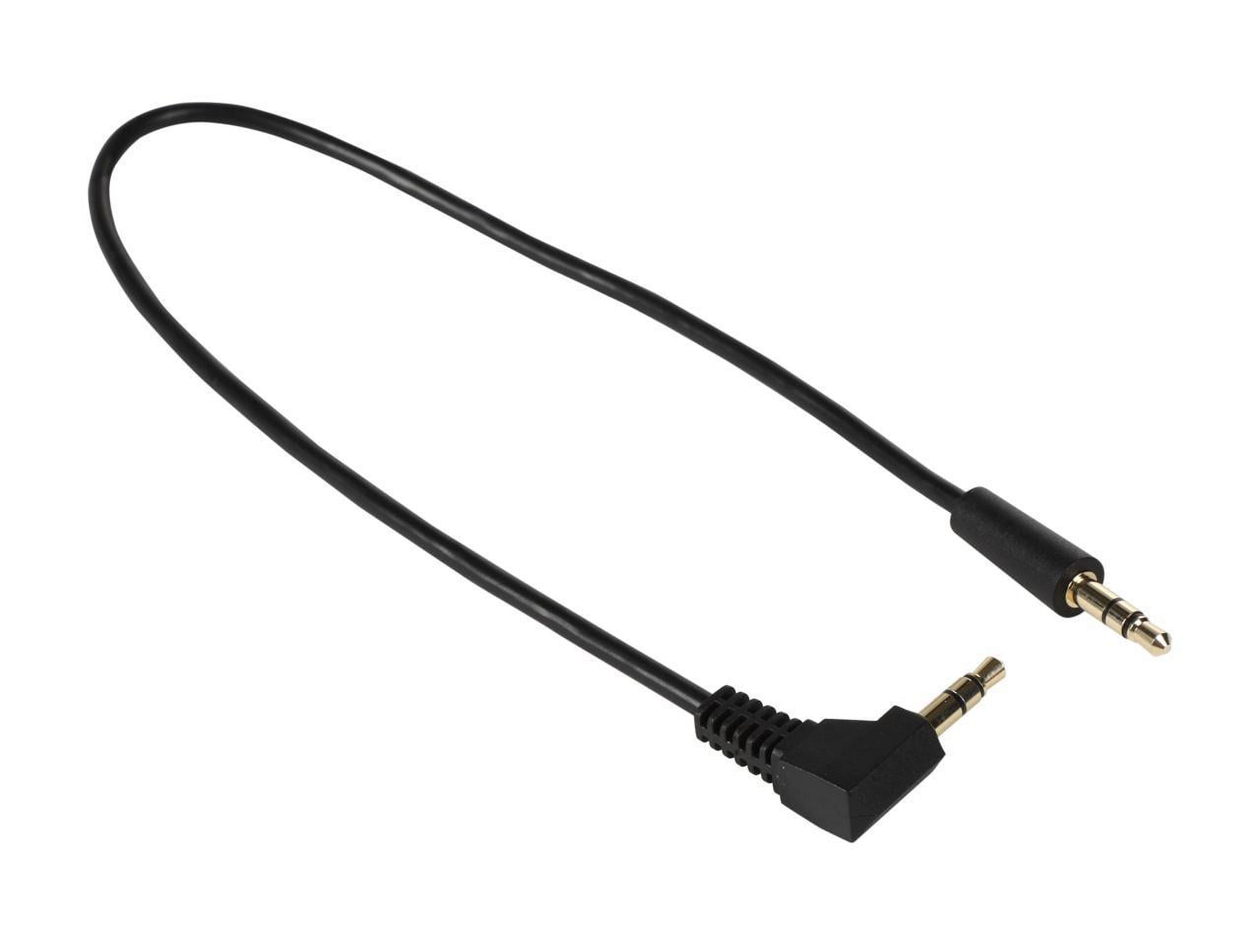 Tripp Lite P312-001-RA 1 Foot 3.5mm Mini Stereo Audio Cable with one Right Angle plug (M/M) - image 2 of 4