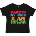 thumbnail image 3 of Inktastic Party at My Crib Boys or Girls Toddler T-Shirt, 3 of 5