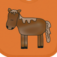 thumbnail image 4 of Inktastic Horse Boys or Girls Baby Bib, 4 of 4
