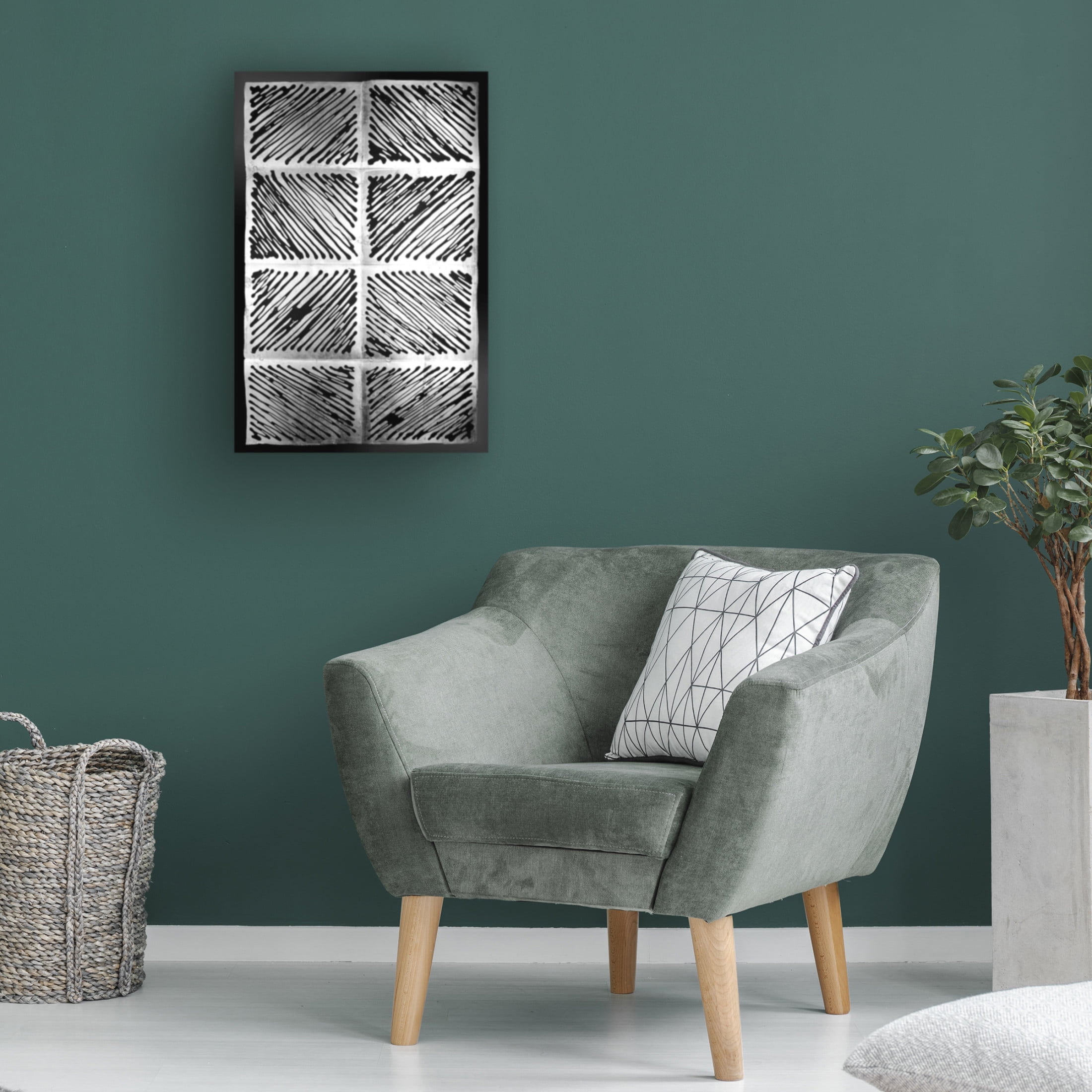 Canvas Wall Art - Vanna Lam 'Galvanize I' Wall Art for Living Room, Bedroom, or Office Décor by Trademark Fine Art - 30 x 47 Inches