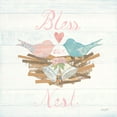 thumbnail image 3 of Gango Home Decor Contemporary Lovebirds II & III by Courtney Prahl (Printed on Paper); Two 16x16in Fine Art Paper Giclee Prints, 3 of 5