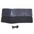 thumbnail image 2 of Keyboard Wireless Ergonomic Keyboard Split with Cushioned Wrist Rest USB Connectivity USB C Rechargeable, 2 of 7