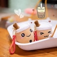 thumbnail image 2 of LLavero de taza de té de Anime de burbujas Kawaii, juguete de peluche suave, muñeca Boba de peluche, mochila encantadora, decoración, el mejor regalo para niñas y niños, 10cm, 2 of 5