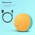 thumbnail image 6 of ELECTRO Vibrating Massage Ball Therapy Tool By Njoie  Teal/Orange, 6 of 12