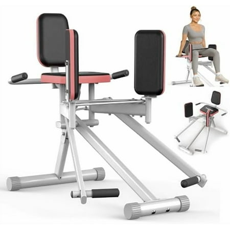 Hip Abductor Machine for Home Gym with Booty Resistance Band, Compact Glute Machine & Leg Exercise Equipment with 2-Level Adjustable Resistance, Butt Thigh Exerciser$$Sport & Recreation Other