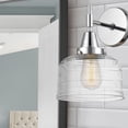 thumbnail image 2 of 447-1W-PC-G713 Innovations Lighting Caden - 1 Light Wall Sconce-11 Inches Tall and 8 Inches Wide-Polished Chrome Finish-Clear Deco Swirl Glass Glass, 2 of 2