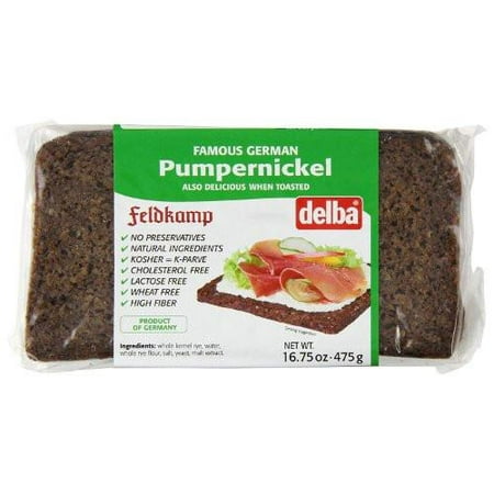 Feldkamp Pumpernickel Bread, 16.75 oz. (475 g) (Pumpernickel Raisin Bread The Best)