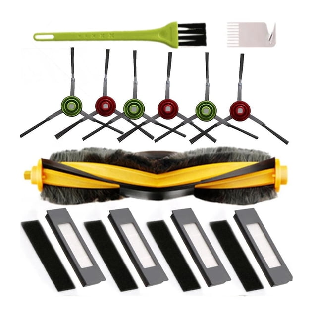 1 cepillo giratorio, 4 filtros, 6 cepillos laterales para Ecovacs Deebot Ozmo 920